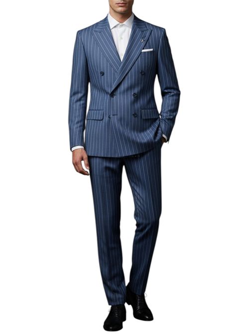 abito doppio petto gessato BERRY & BRIAN | Abiti | 40BB3028 26313888